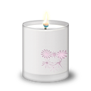 Frosted Glass Candle icon